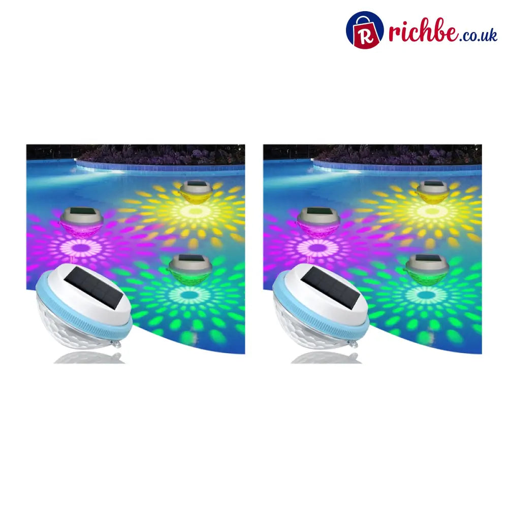 🏊 Solar Floating Pool Lights with Remote Control, RGB Colour-Changing & IP68 Waterproof - Hot products