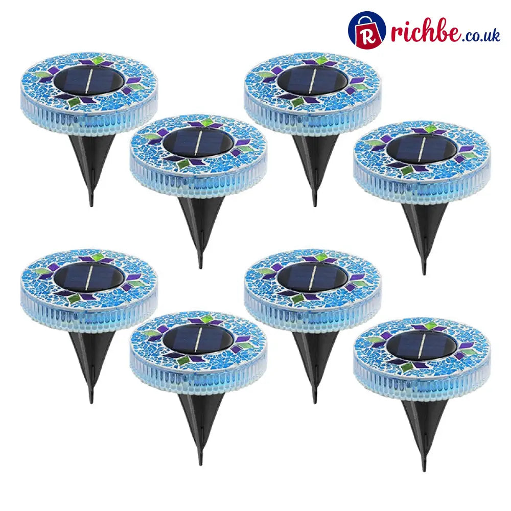 🔅Solar Outdoor Mosaic Disk Lights - Hot Sale