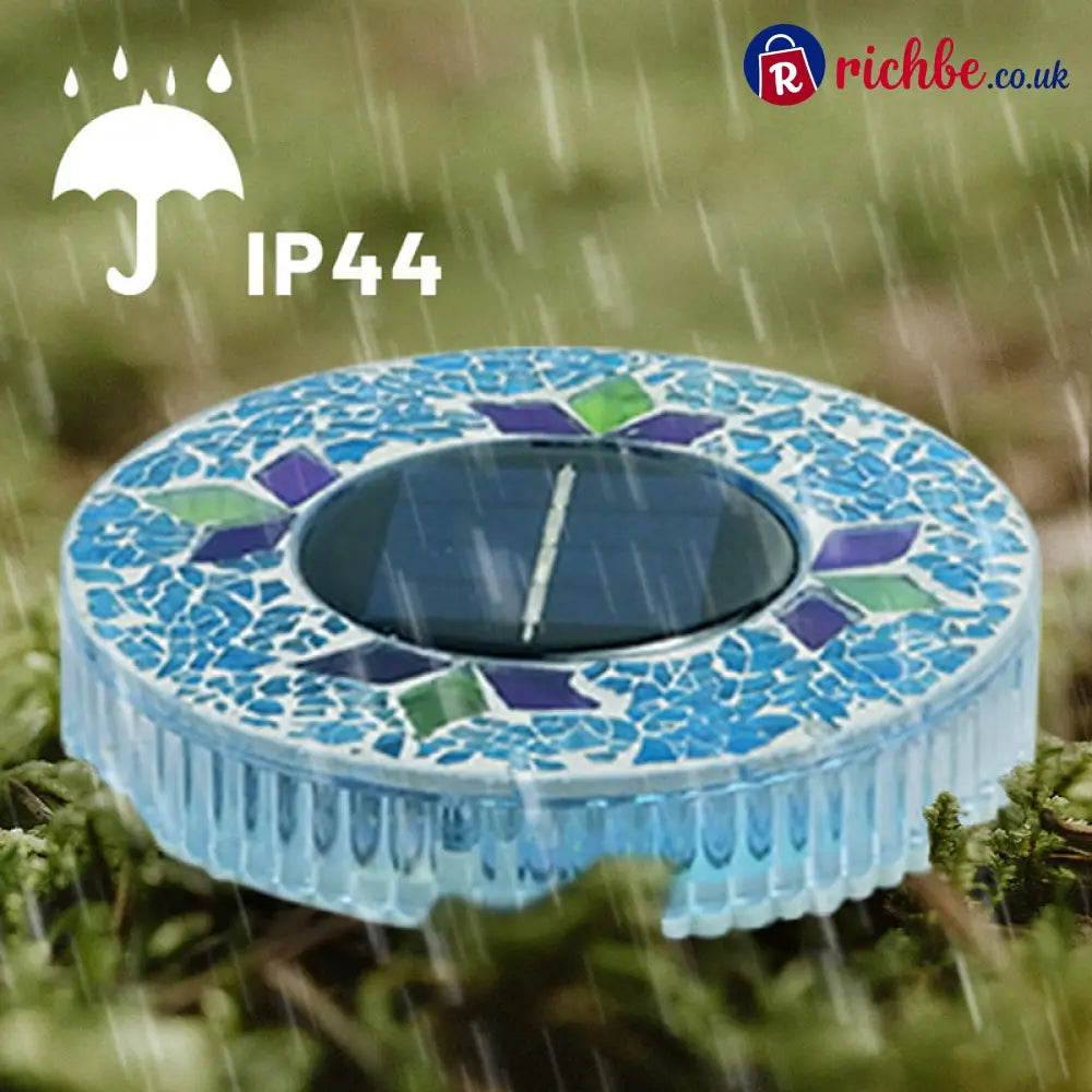 🔅Solar Outdoor Mosaic Disk Lights - Hot Sale