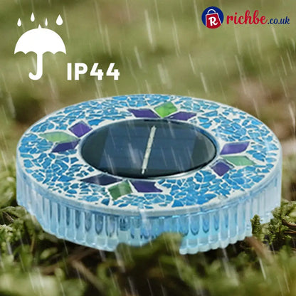 🔅Solar Outdoor Mosaic Disk Lights - Hot Sale