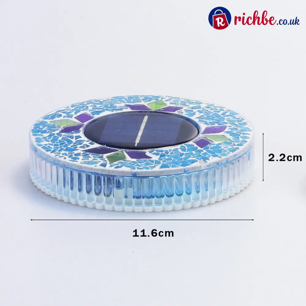 🔅Solar Outdoor Mosaic Disk Lights - Hot Sale