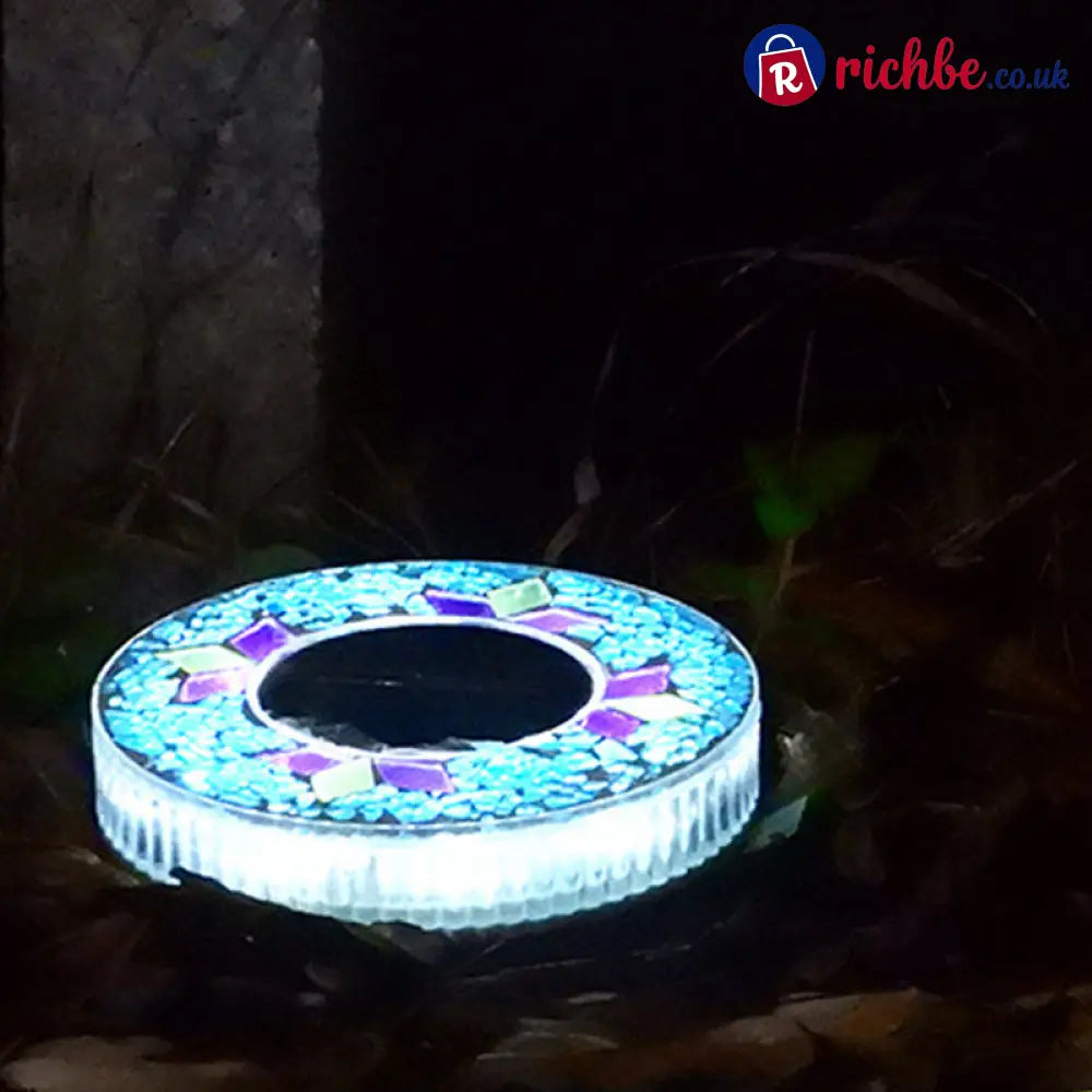 🔅Solar Outdoor Mosaic Disk Lights - Hot Sale