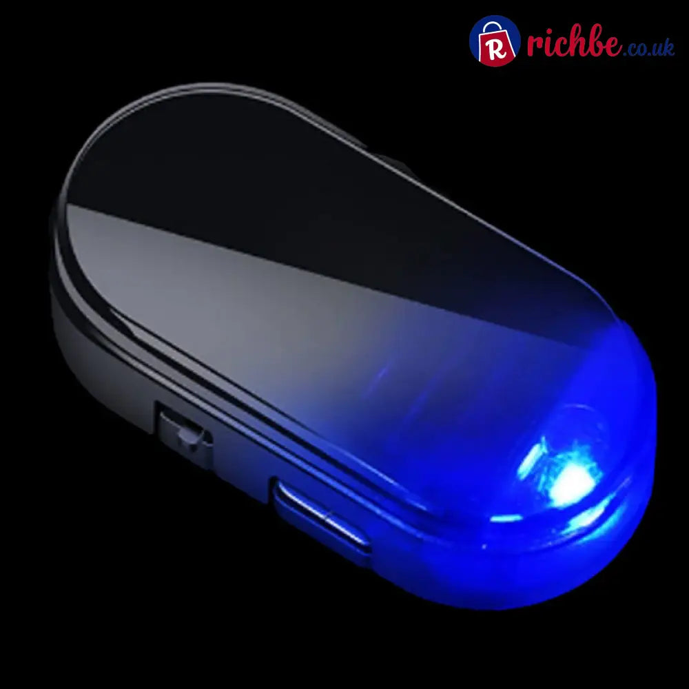 Solar Powered Car Anti-Theft Warning Light - Car Accessories