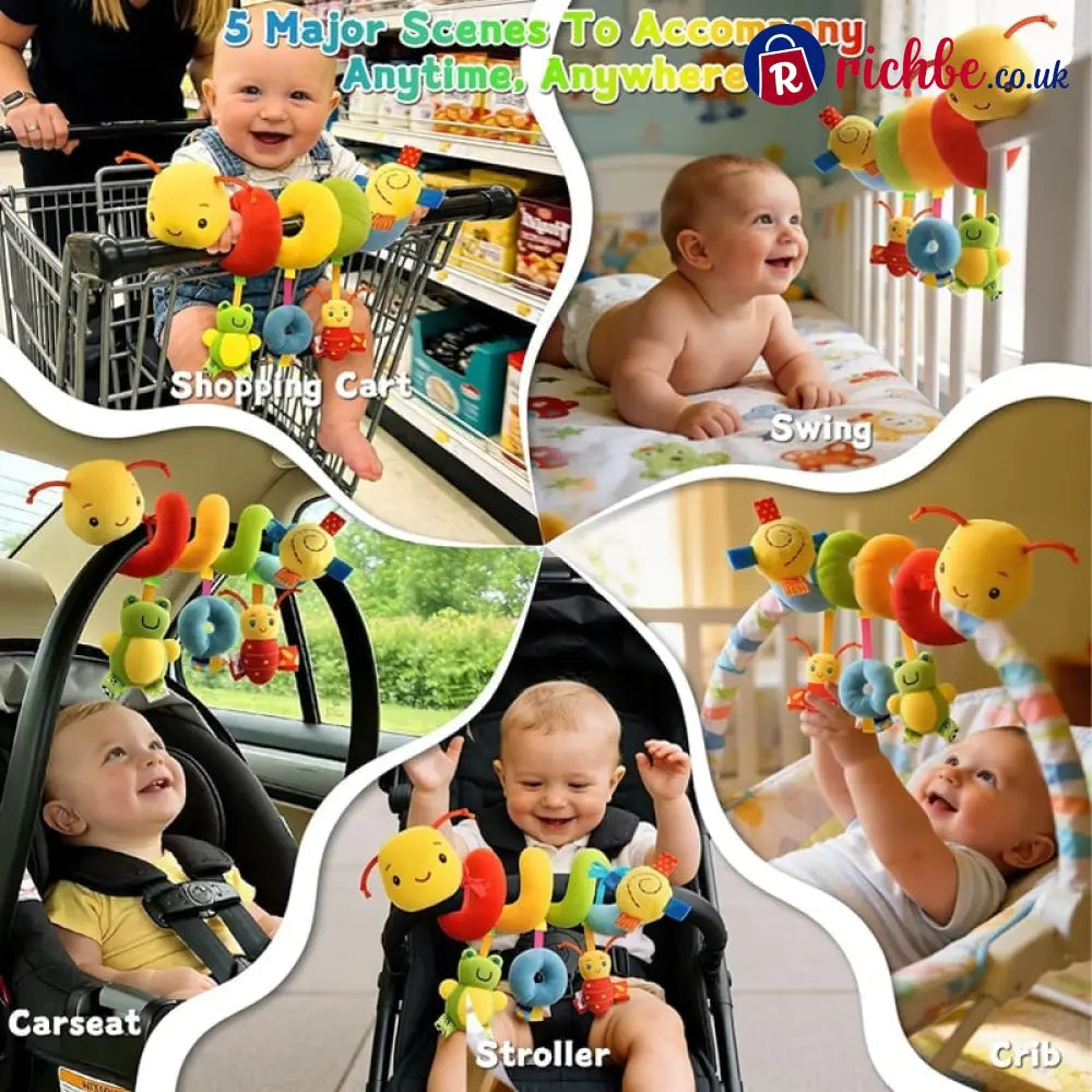 Spiral Car Seat & Stroller Toys😊
