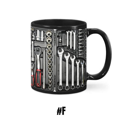 3D Mechanical Toolbox Coffee Mug Set