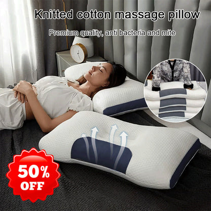 💥New Year Big Sale 49% OFF💥Antibacterial Neck Support Sleep-Aid Massage Pillow