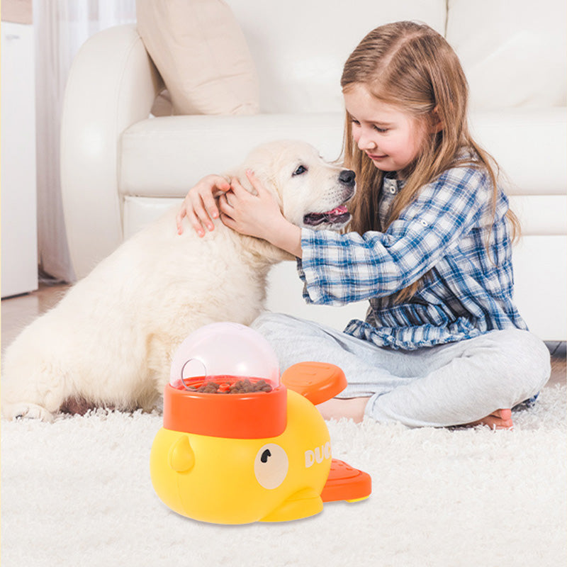 2-in-1 Interactive Dog Puzzle Toy & Feeder