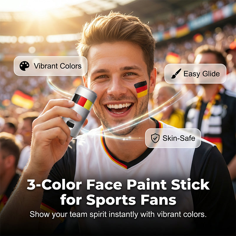 ⚽National Flag Face Paint Stick for Sports Fans