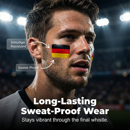 ⚽National Flag Face Paint Stick for Sports Fans