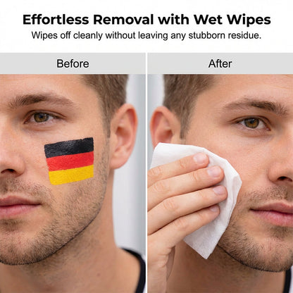 ⚽National Flag Face Paint Stick for Sports Fans