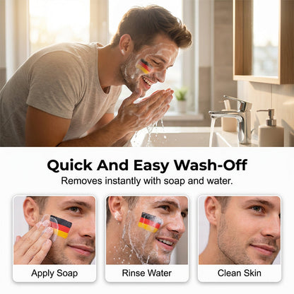 ⚽National Flag Face Paint Stick for Sports Fans