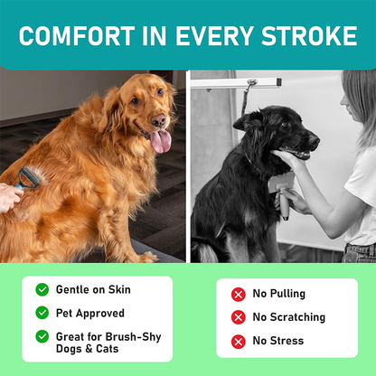 ⏰LAST DAY SALE: Only £7.99🔥Dual-Sided Pet Grooming Comb for Dogs & Cats