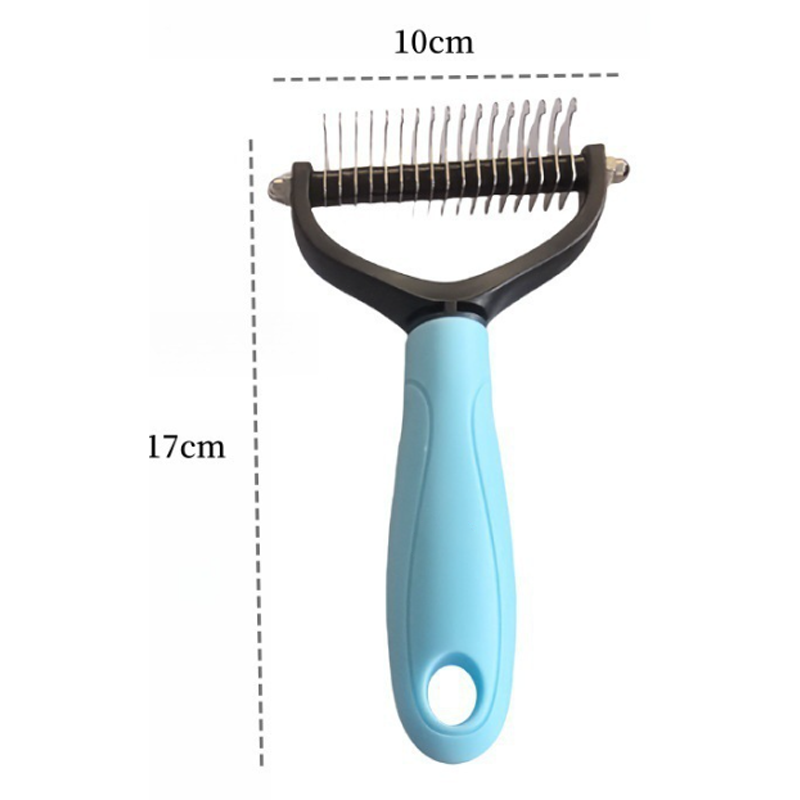 ⏰LAST DAY SALE: Only £7.99🔥Dual-Sided Pet Grooming Comb for Dogs & Cats