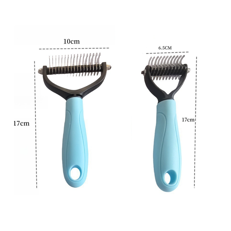 ⏰LAST DAY SALE: Only £7.99🔥Dual-Sided Pet Grooming Comb for Dogs & Cats