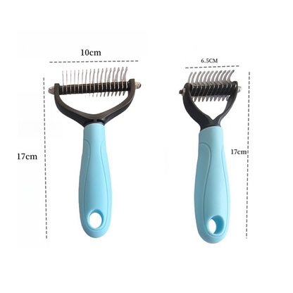 ⏰LAST DAY SALE: Only £7.99🔥Dual-Sided Pet Grooming Comb for Dogs & Cats