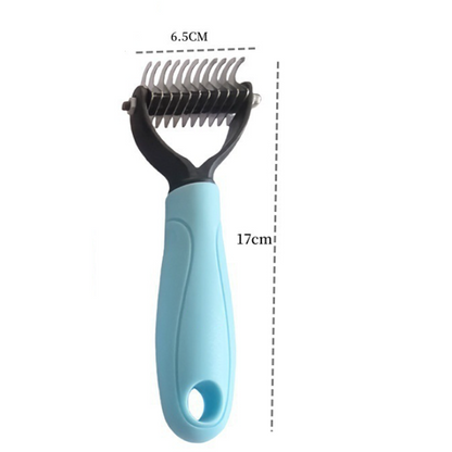 ⏰LAST DAY SALE: Only £7.99🔥Dual-Sided Pet Grooming Comb for Dogs & Cats