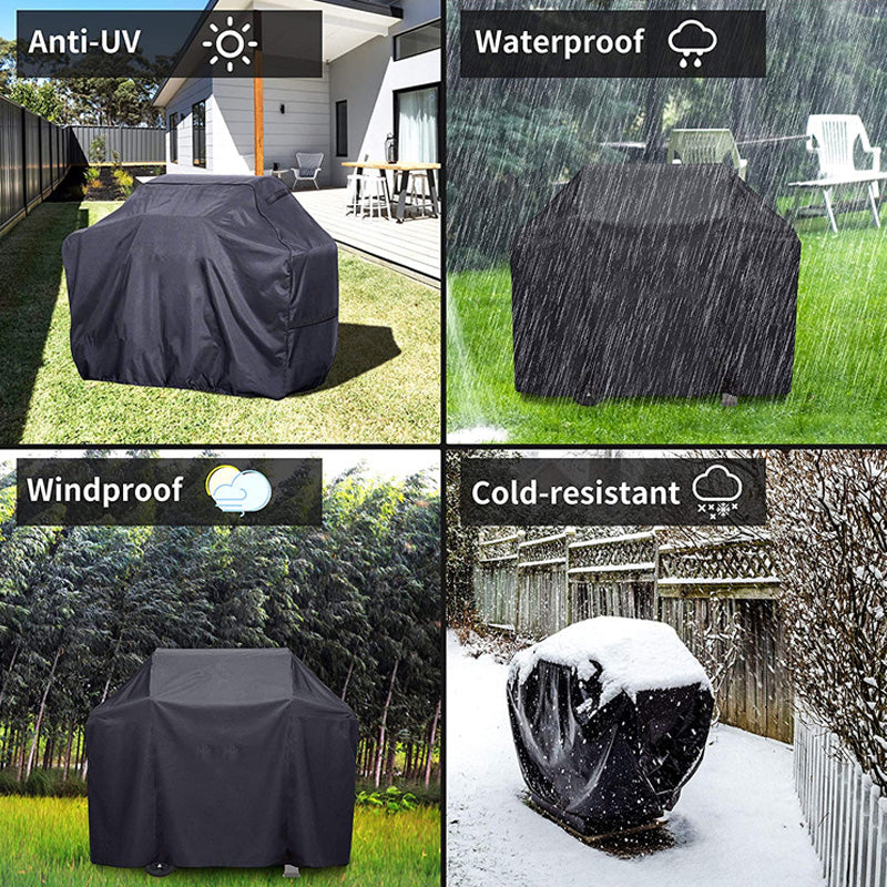 🍖 Heavy-Duty Waterproof BBQ Grill Cover – UV-Resistant, Weatherproof & Perfect for Protecting Your Grill Year-Round 🛡️