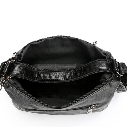 📢📢 Women's Soft PU Leather Multi-Pocket Crossbody Bag