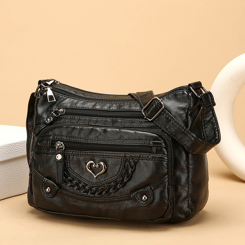 📢📢 Women's Soft PU Leather Multi-Pocket Crossbody Bag