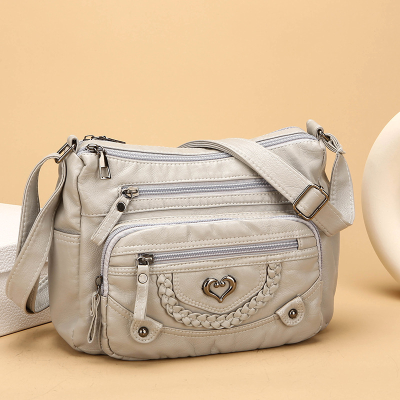 📢📢 Women's Soft PU Leather Multi-Pocket Crossbody Bag