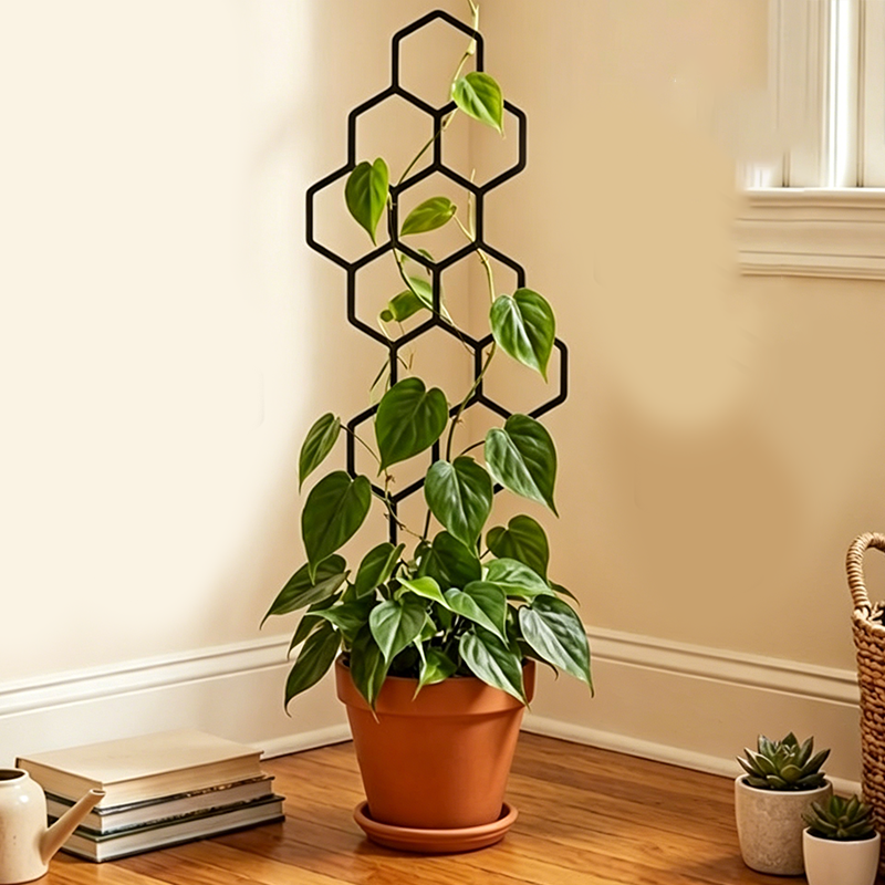 🌿Honeycomb Plant Trellis – Rust-Proof, Stackable, Easy Install 🐝