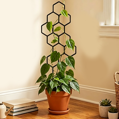 🌿Honeycomb Plant Trellis – Rust-Proof, Stackable, Easy Install 🐝