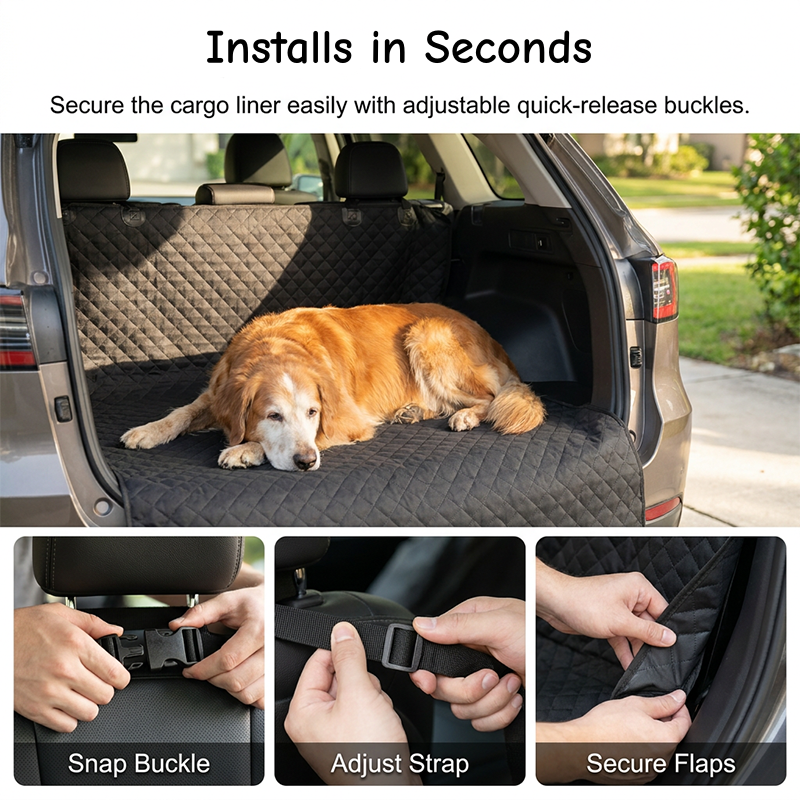 🚗  Car Boot Liner Waterproof Pet Travel Mat – Non-slip & easy to clean 🐕