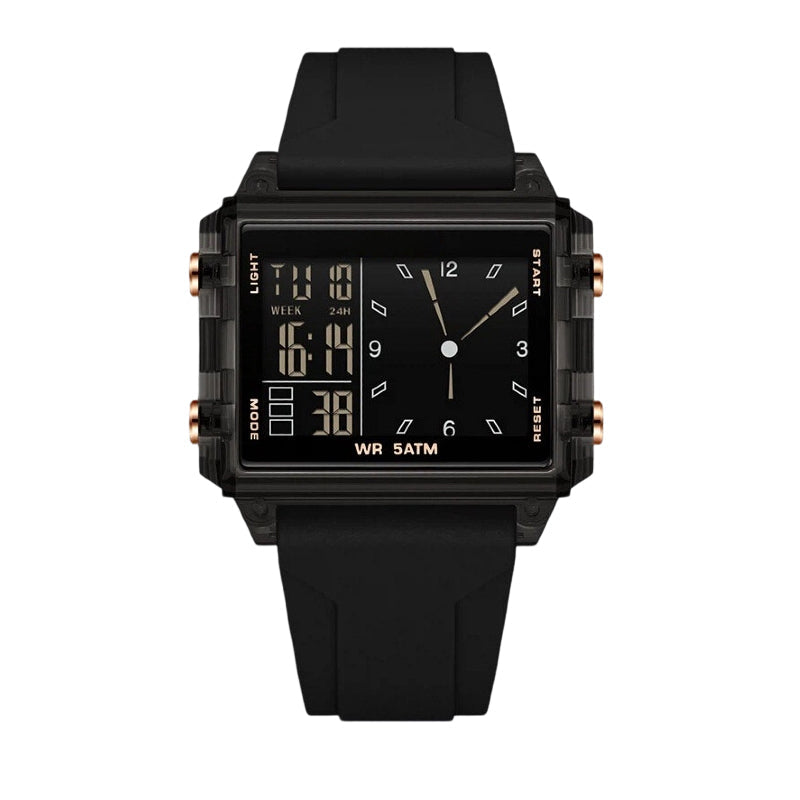 ⌚ 48% OFF NOW! 💥 Water-Resistant Transparent Digital Watch – 50M, luminous display & hybrid design – Perfect for sports & daily wear ✨