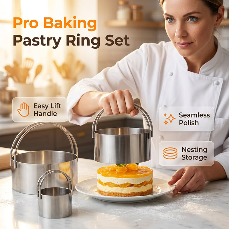 Professional 5-Piece Pastry Cutter Set 🍰