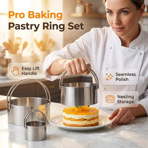 Professional 5-Piece Pastry Cutter Set 🍰