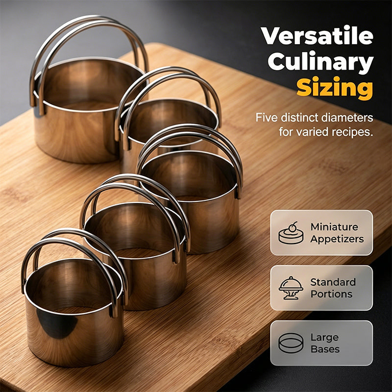 Professional 5-Piece Pastry Cutter Set 🍰
