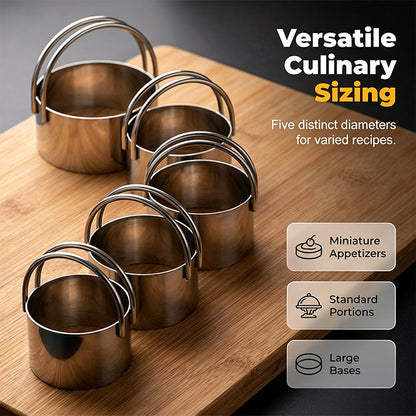 Professional 5-Piece Pastry Cutter Set 🍰