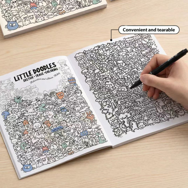 Creative Doodle Art Coloring Book 🖌️📖