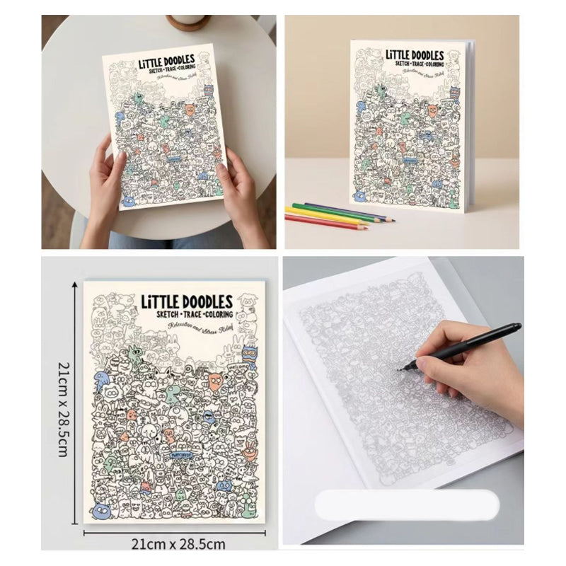 Creative Doodle Art Coloring Book 🖌️📖