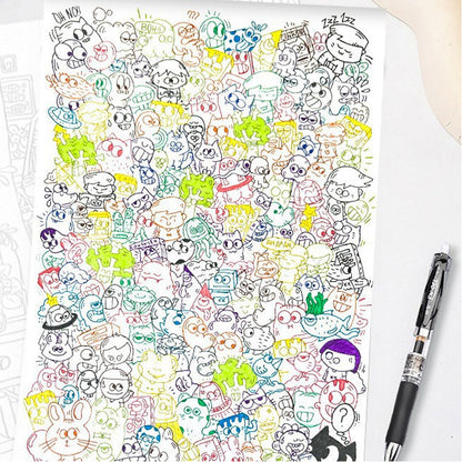 Creative Doodle Art Coloring Book 🖌️📖