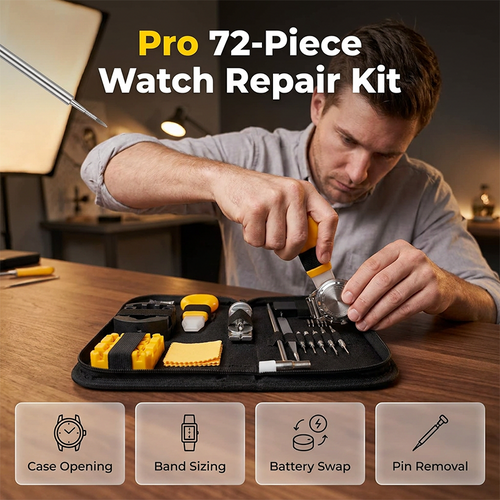 🎉 2026 Sale — Over 33,100 Sold! 🔧 Pro Watch Repair Kit – Master Every Tick ⌚