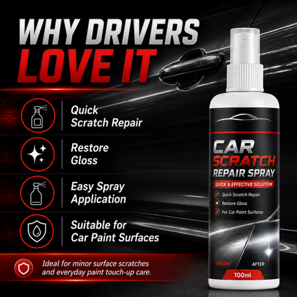 🥳2026 HOT SALE🥳💞50K+ SOLD!🚗✨ 50% OFF! 100ml Universal Car Scratch Repair Spray – Erases light scratches, swirl marks & scuffs fast. No body shop needed – restore your car’s gloss in minutes! 🛡️💨