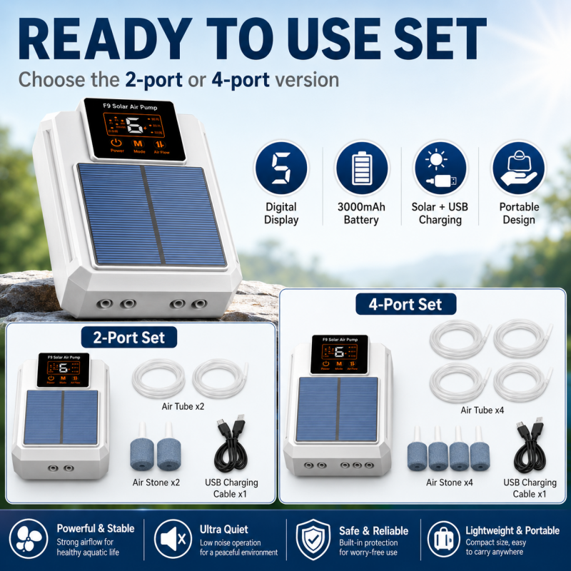 Portable Aquarium Oxygen Pump