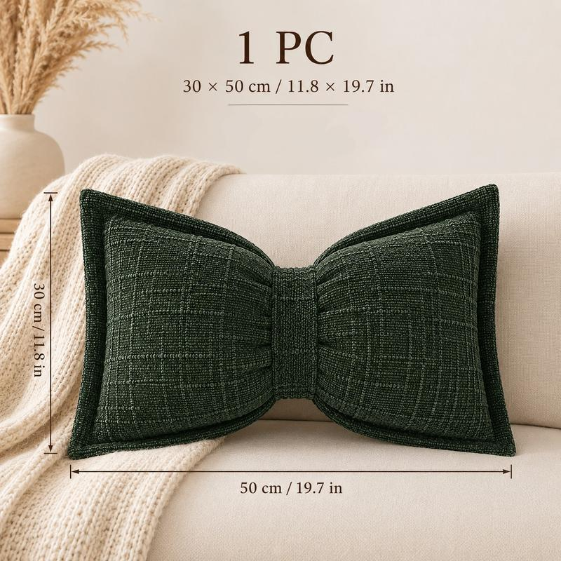 🎀 49% OFF NOW! 🛋️ Soft Chenille Bow-Shaped Throw Pillow – Ultra-soft, plush & decorative – Perfect for sofas, beds & cozy corners ✨