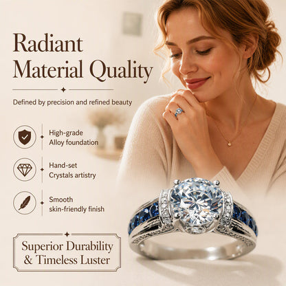 📢📢50% OFF !! ⏰Elegant Cubic Zirconia Cocktail Ring