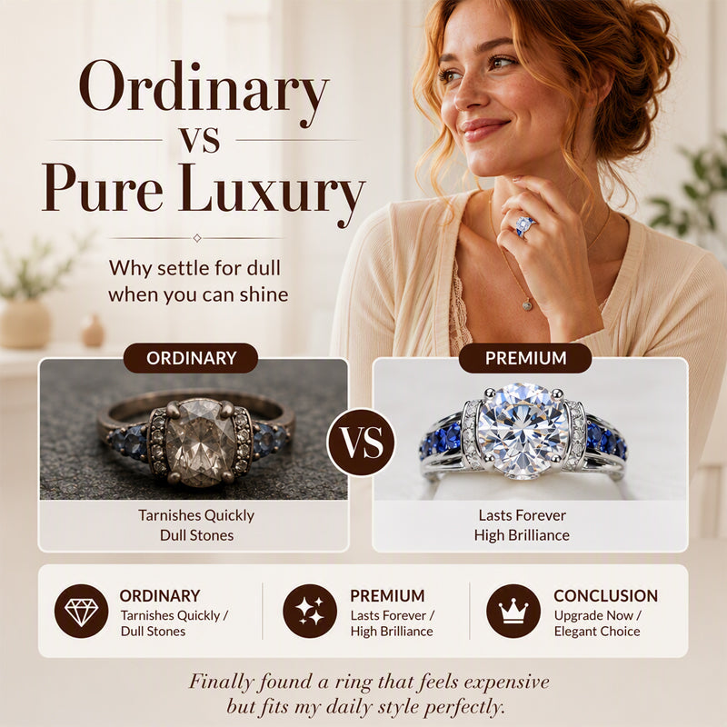 📢📢50% OFF !! ⏰Elegant Cubic Zirconia Cocktail Ring