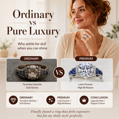 📢📢50% OFF !! ⏰Elegant Cubic Zirconia Cocktail Ring
