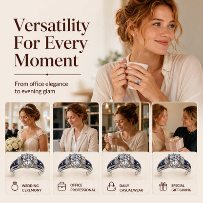 📢📢50% OFF !! ⏰Elegant Cubic Zirconia Cocktail Ring