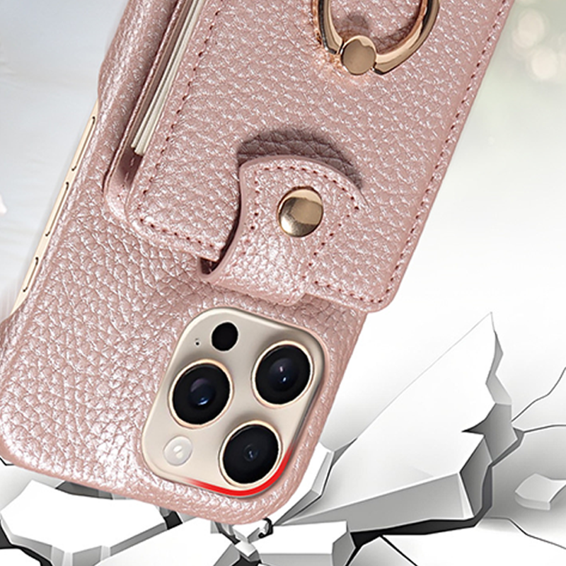 🎉 LIMITED TIME 50% OFF! 📱 Crossbody Wallet Phone Case – RFID Blocking, Accordion Card Slot & Detachable Strap – Litchi Pattern PU Leather ✨