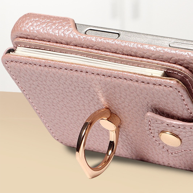 🎉 LIMITED TIME 50% OFF! 📱 Crossbody Wallet Phone Case – RFID Blocking, Accordion Card Slot & Detachable Strap – Litchi Pattern PU Leather ✨