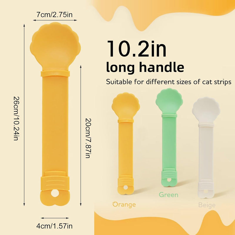 🥳HOT SALE🥳💞50K+ SOLD! Cat Feeder Spoon – From £6.99! BPA-free, one-hand squeeze & wide spoon. Clean feeding – grab yours! ✅