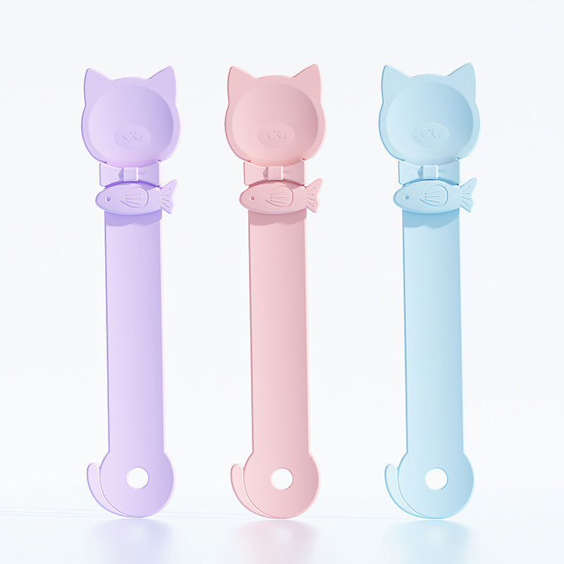 🥳HOT SALE🥳💞50K+ SOLD! Cat Feeder Spoon – From £6.99! BPA-free, one-hand squeeze & wide spoon. Clean feeding – grab yours! ✅