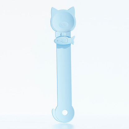 🥳HOT SALE🥳💞50K+ SOLD! Cat Feeder Spoon – From £6.99! BPA-free, one-hand squeeze & wide spoon. Clean feeding – grab yours! ✅