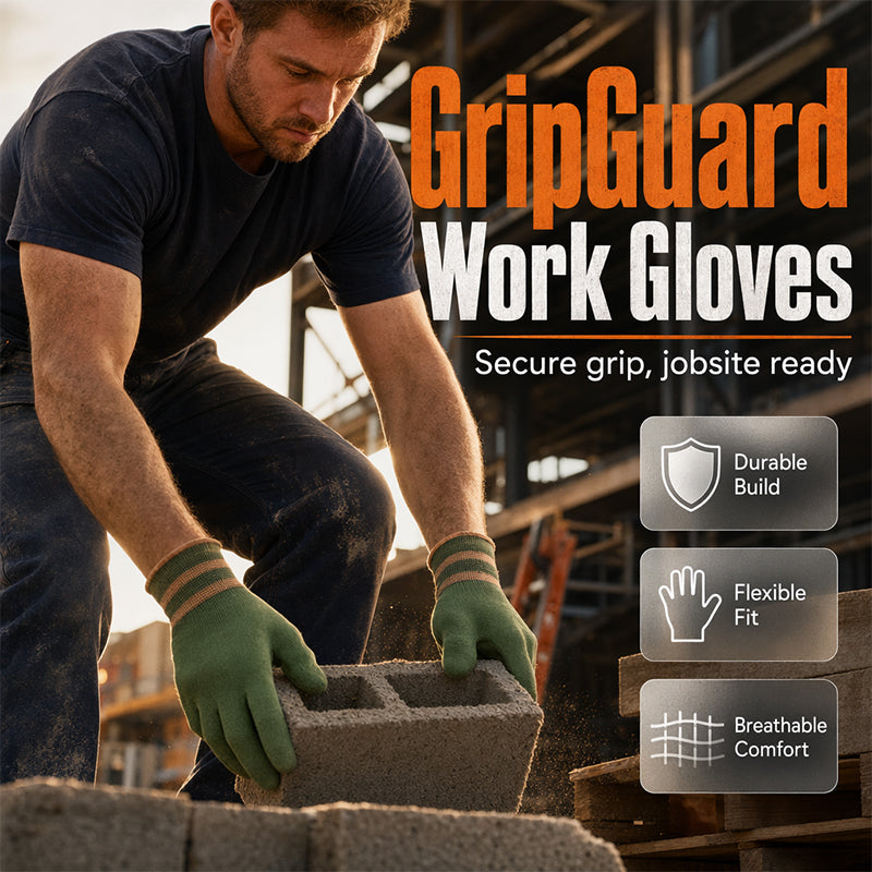 📢📢Buy 1 Get Free 1 !! ⏰Flexible Breathable Non-Slip Work Gloves