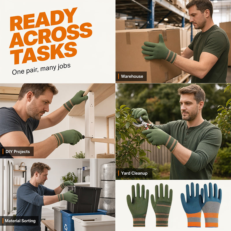 📢📢Buy 1 Get Free 1 !! ⏰Flexible Breathable Non-Slip Work Gloves